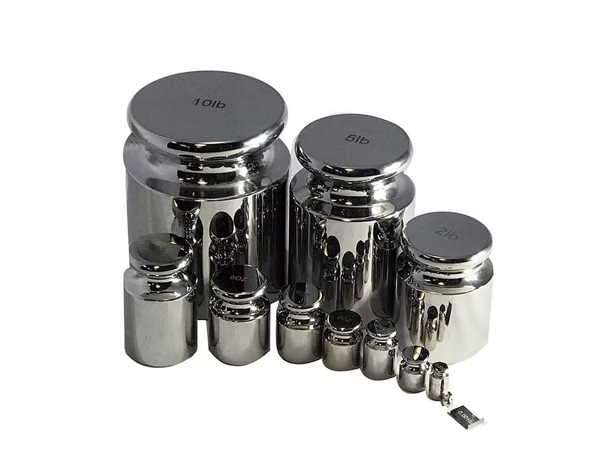 Avoirdupois Stainless Steel Individual Calibration Weights NIST Class F