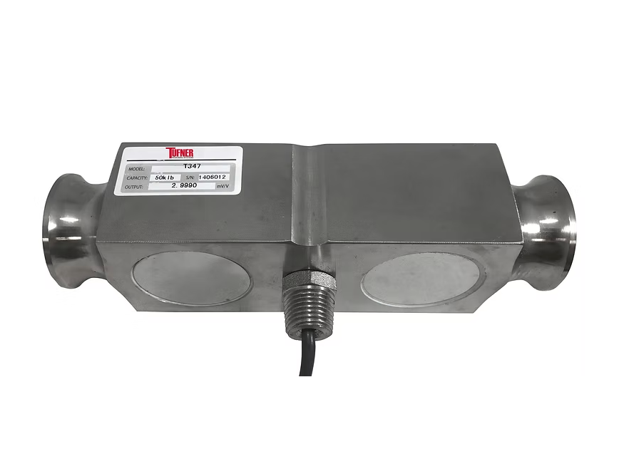 T347 Double-Ended Beam, NICKEL-PLATED Alloy Steel Load Cell | IP67