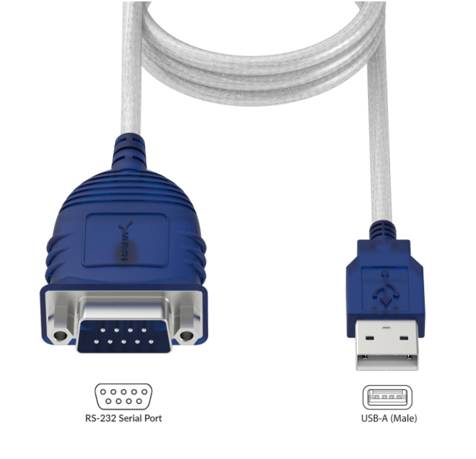 Cable, Serial Output to RS232/USB  (15'/4.5 M)