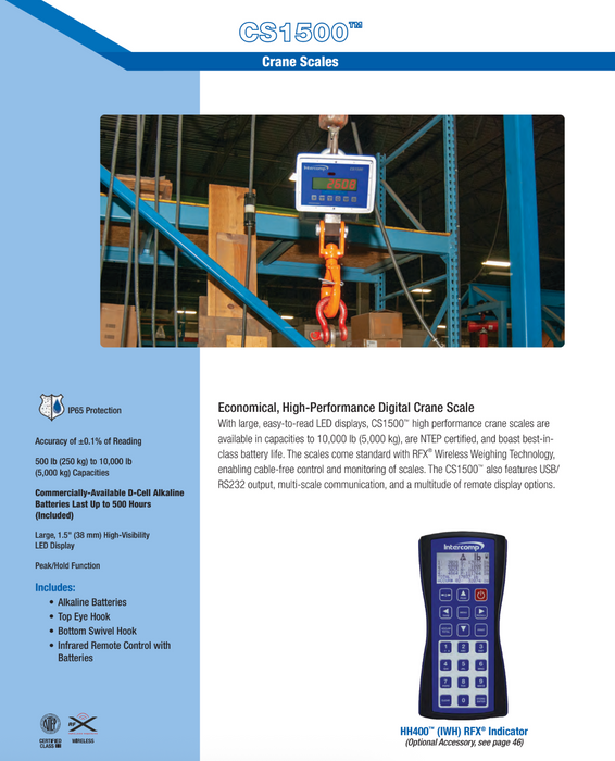 CS1500™ Crane Scales