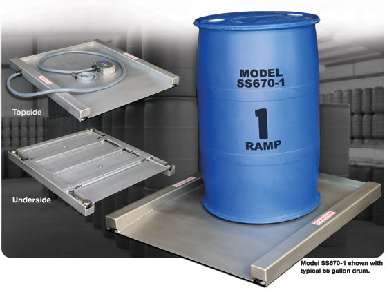Cambridge Scale Works Model SS670-1 Stainless Steel Barrel Weigher - Northline Scale