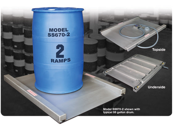 Cambridge Scale Works Model SS670-2 Stainless Steel Barrel Weigher - Northline Scale