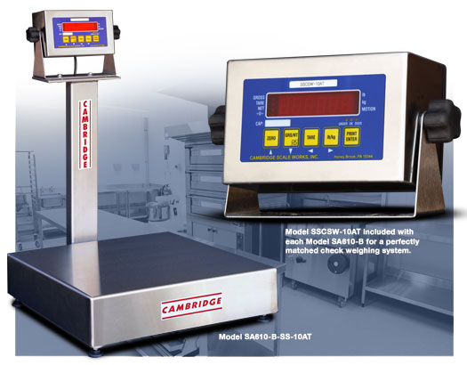 Cambridge Scale Works Model SA610-B-SS-10AT Series Bench Scales - Northline Scale