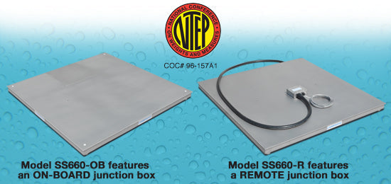 Cambridge Scale Works Model SS660 Series Stainless Steel Low Profile Floor Scales - Northline Scale