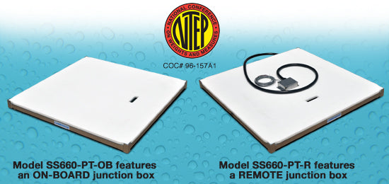 Cambridge Scale Works Model SS660-PT Series Stainless Steel Low Profile Floor Scales - Northline Scale