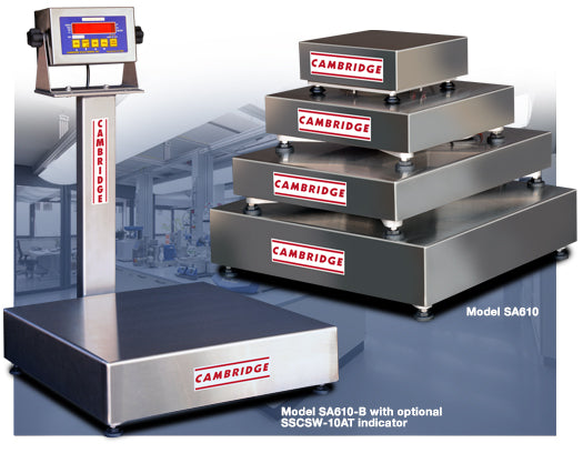 Cambridge Scale Works Model SA 610-B Series Stainless Steel Platform Scales - Northline Scale