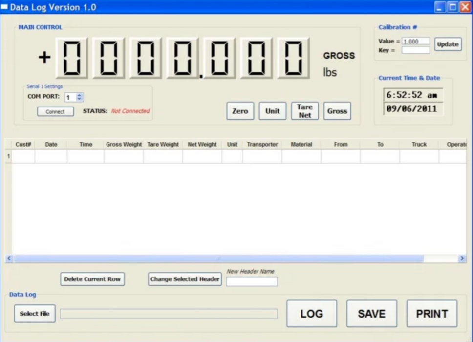 OPPL-S Data Logging Software