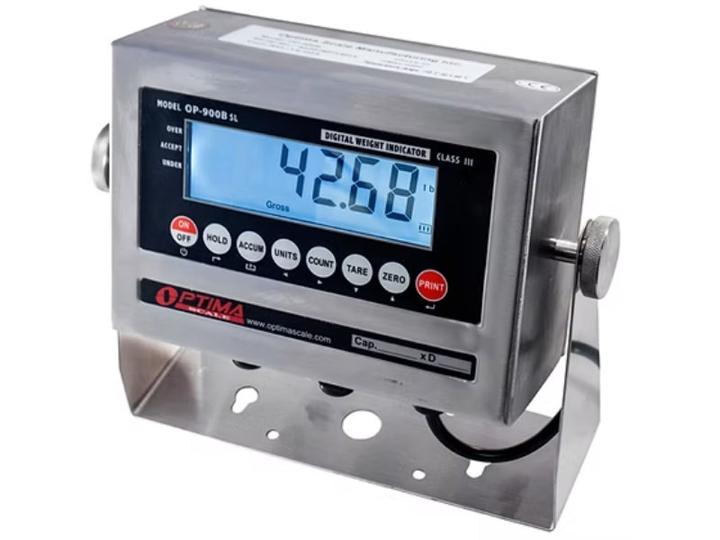 Optima Scale OP-916-SS Sainless Steel Heavy Duty Floor Scales For Industrial Weighing - Northline Scale