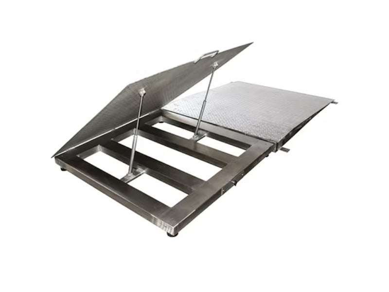 Optima Scale OP-916SS-LT Lift Up Washdown Floor Scale For Industrial Weighing - Northline Scale
