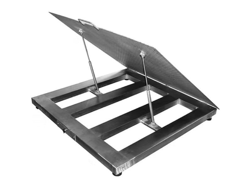 Optima Scale OP-916SS-LT Lift Up Washdown Floor Scale For Industrial Weighing - Northline Scale
