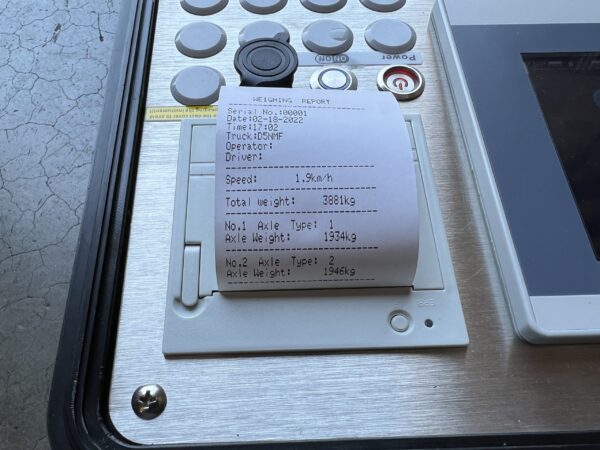 US-WIM3113 Speed Weigh Wireless In Motion Truck Scale For Industrial Weighing - Northline Scale