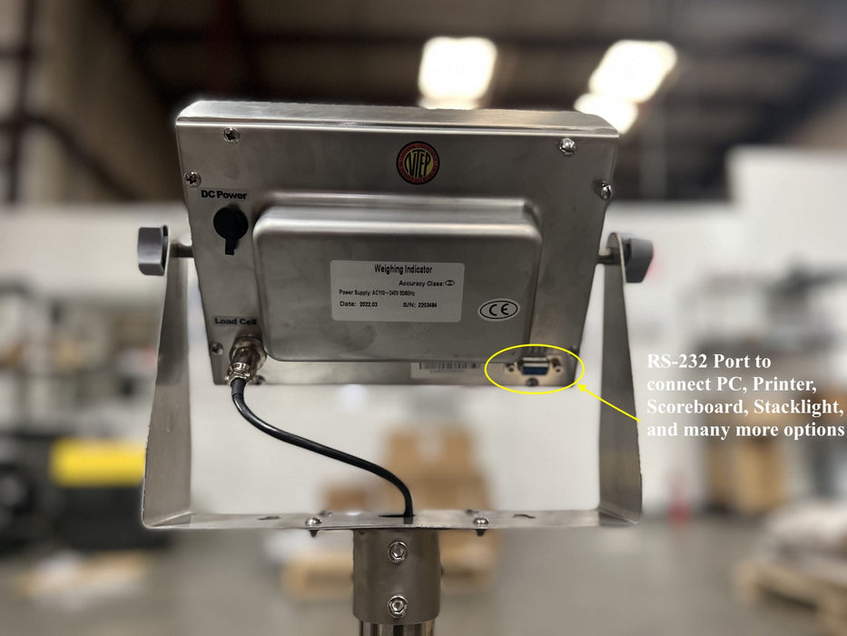 US-BT BenchTek Stainless Steel Floor Scale For Industrial Weighing - Northline Scale