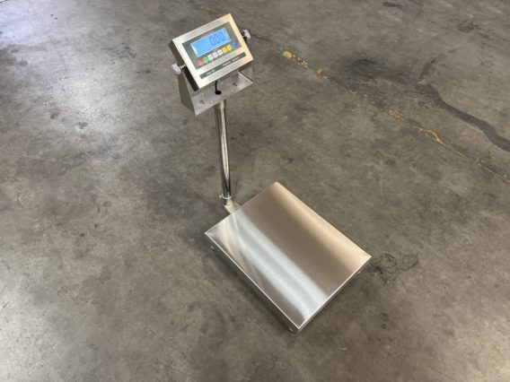 US-BT BenchTek Stainless Steel Floor Scale For Industrial Weighing - Northline Scale