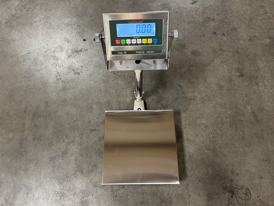 US-BT BenchTek Stainless Steel Floor Scale For Industrial Weighing - Northline Scale