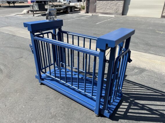US-BC7120HD Big Blue Livestock Scale For Livestock Weighing - Northline Scale