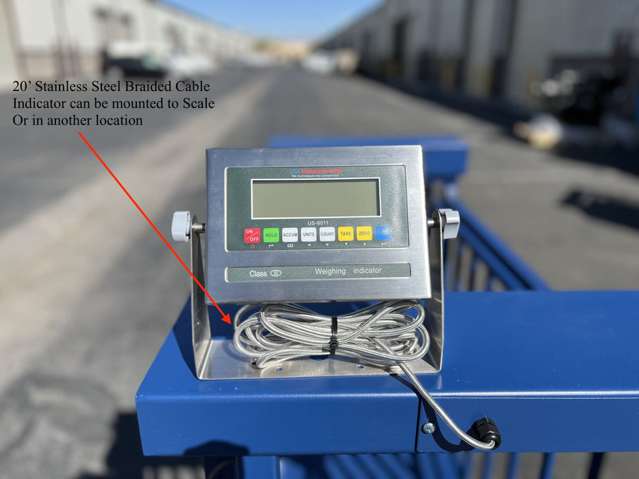 US-BC7120HD Big Blue Livestock Scale For Livestock Weighing - Northline Scale