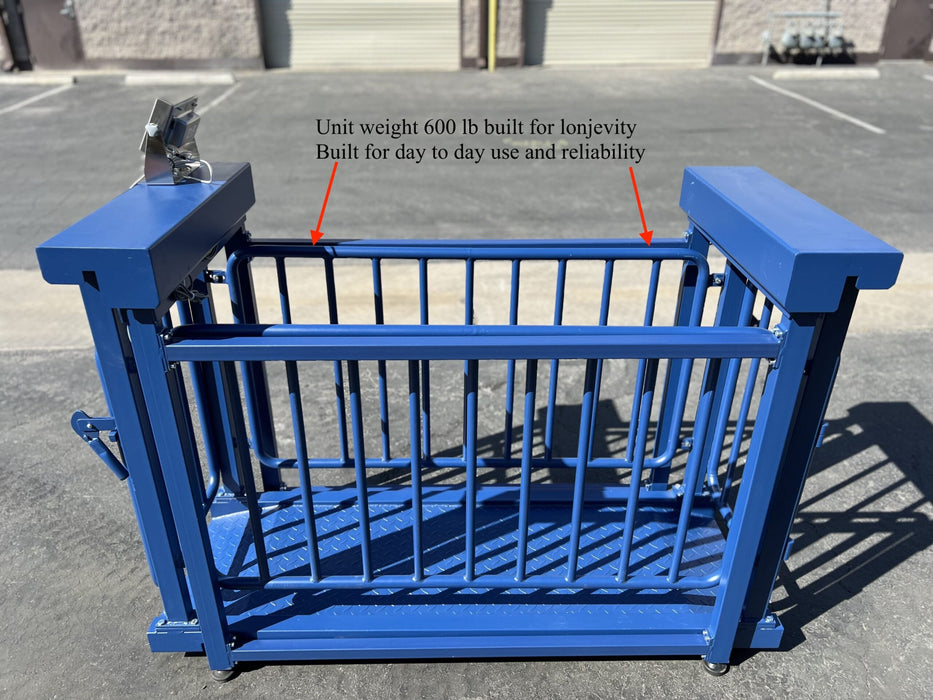 US-BC7120HD Big Blue Livestock Scale For Livestock Weighing - Northline Scale