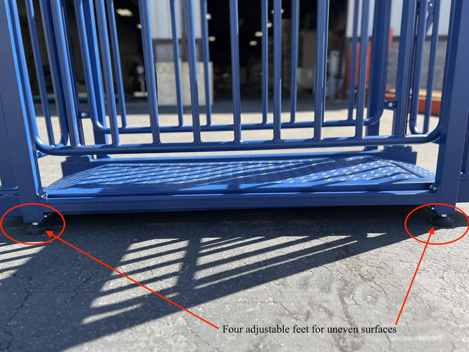 US-BC7120HD Big Blue Livestock Scale For Livestock Weighing - Northline Scale