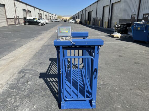 US-BC7120HD Big Blue Livestock Scale For Livestock Weighing - Northline Scale