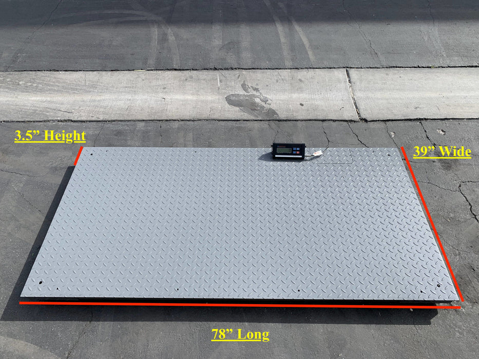 US-LS7839 Livestock Pro XL Cattle Scale For Livestock Weighing - Northline Scale