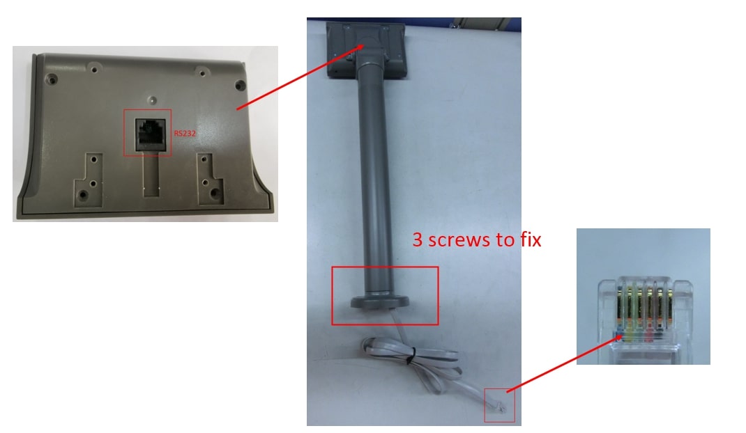 US-POS6 PoS/ECR Cash Register Retail Scale 60 lb NTEP For Retail Weighing - Northline Scale