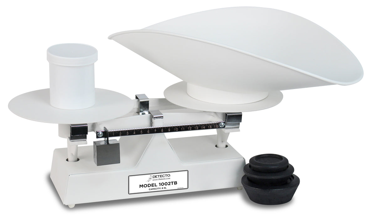 Detecto 1001/1002 Enamel Bakers Dough Scales