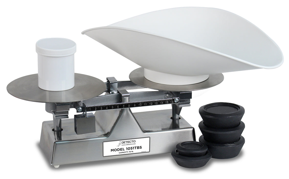 Detecto 1051/1052 Stainless Bakers Dough Scales