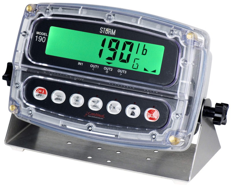Cardinal 190 Storm IP69K-rated Digital Indicator