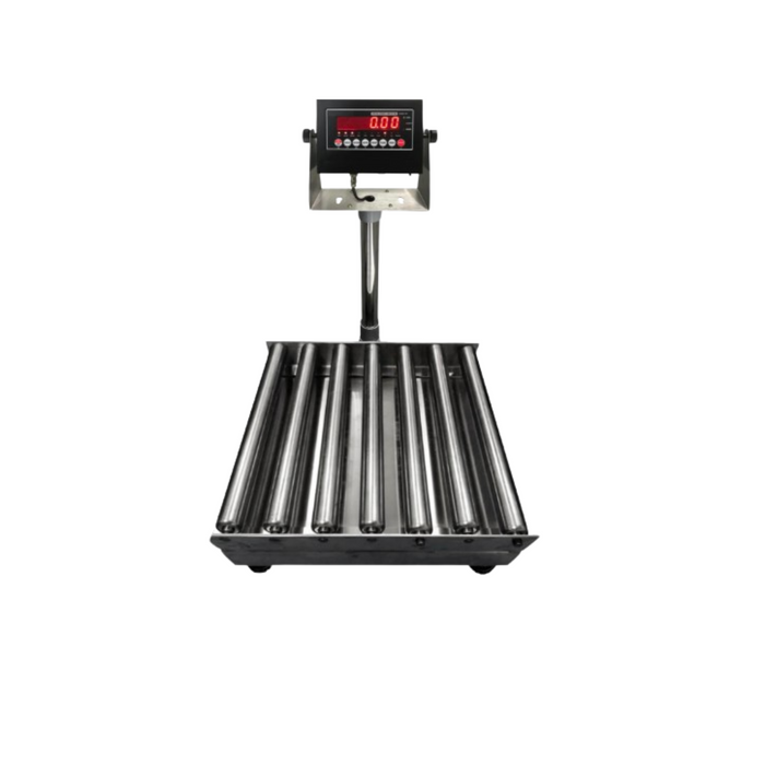 Sterling Bench Scale With Stainless Roller Conveyor Top