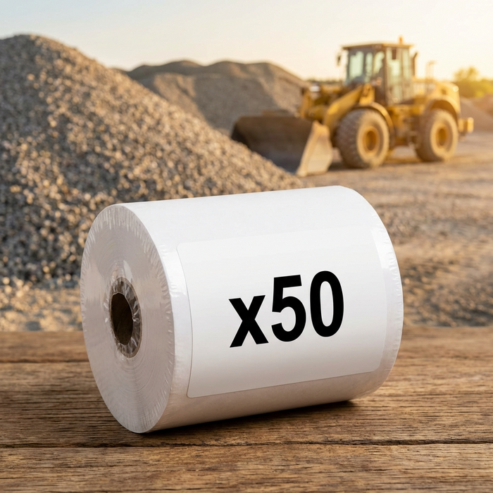SCI LPT WiFi Thermal Printer Paper (50 Rolls)