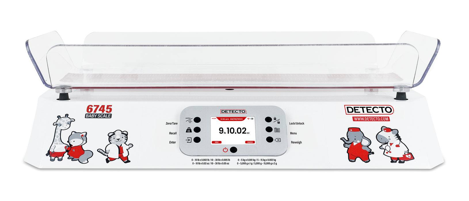 Detecto 6745 Digital Baby Scale