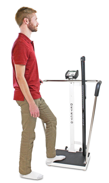 Detecto 6855MHR Digital Waist-High Stand-On Bariatric Scale