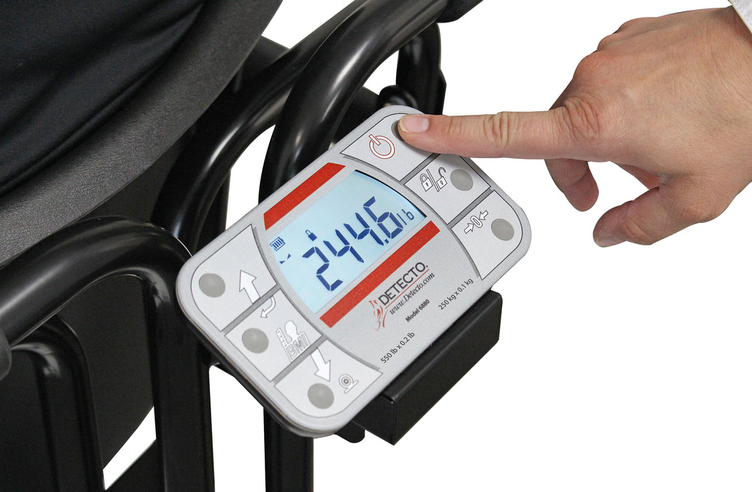 Detecto 6880 Digital Rolling Chair Scale