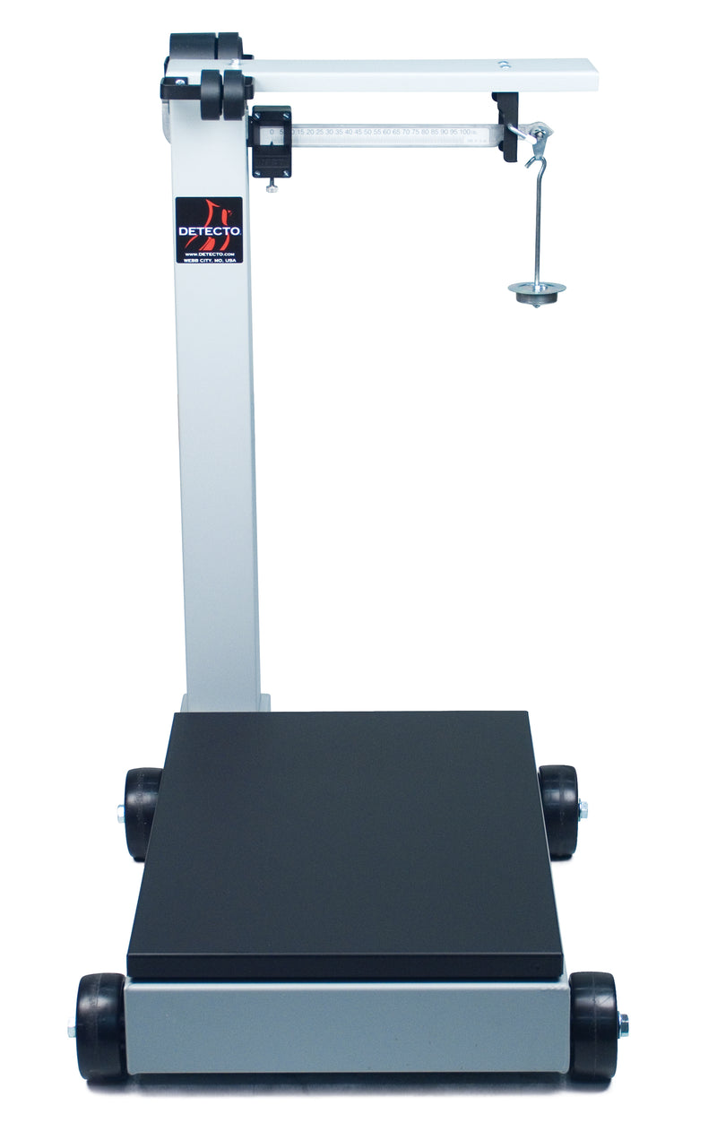 Detecto 854F Series Portable Weigh Beam Mechanical Floor Scale