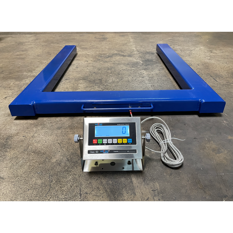 SL-932 Portable U-Beam Pallet Scale for Animal Cages, Silos, Milk Tanks, Platforms, Storage Containers, and More