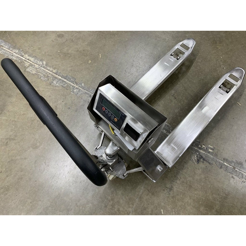 SL-3300-SS-PJP (Stainless Steel) Pallet Jack With Built-In Scale AND Printer l 3300 lb Capacity