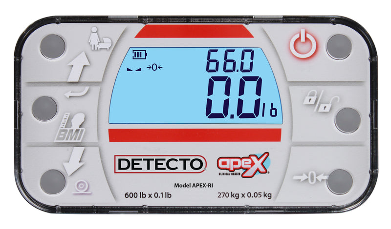 Detecto APEX-RI Remote Indicator Portable Scale