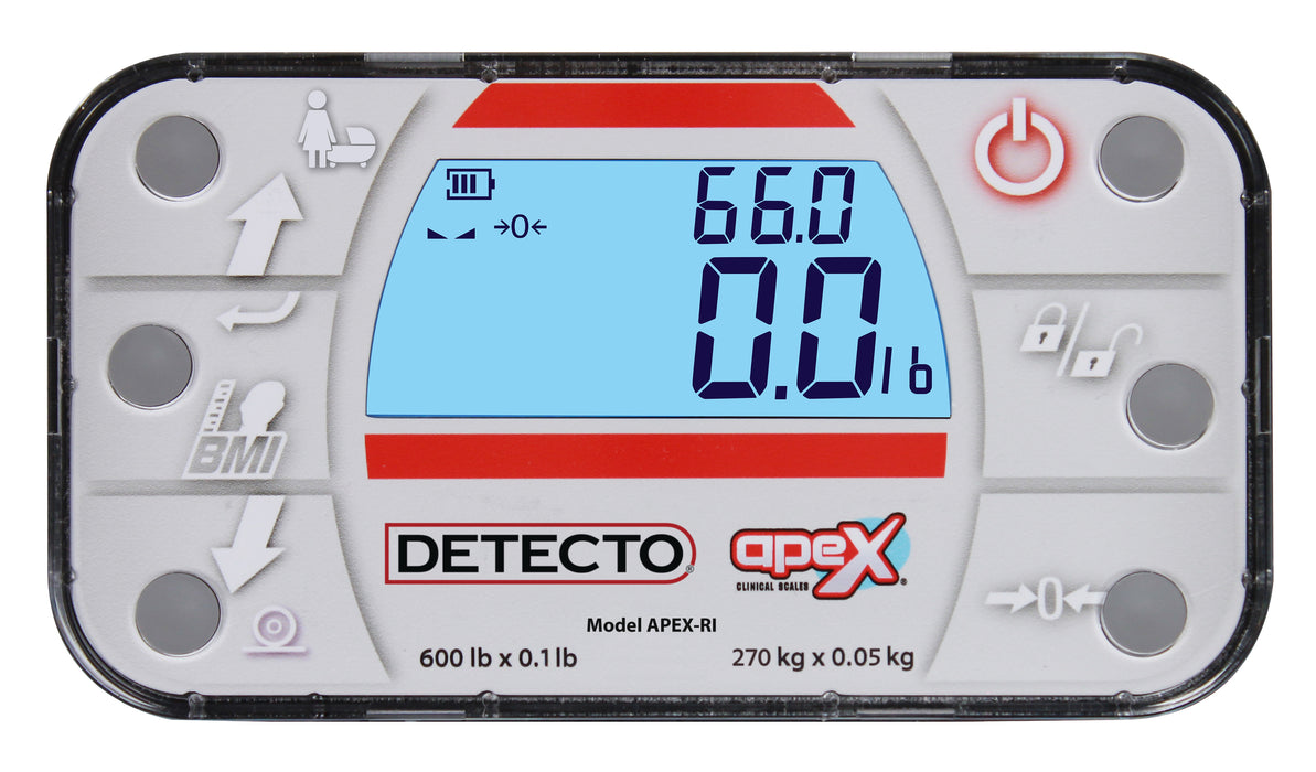 Detecto APEX-RI Remote Indicator Portable Scale