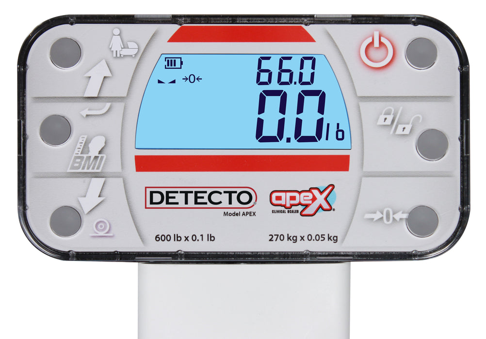 Detecto apex Digital Physician Scales with Sonar Height Rods