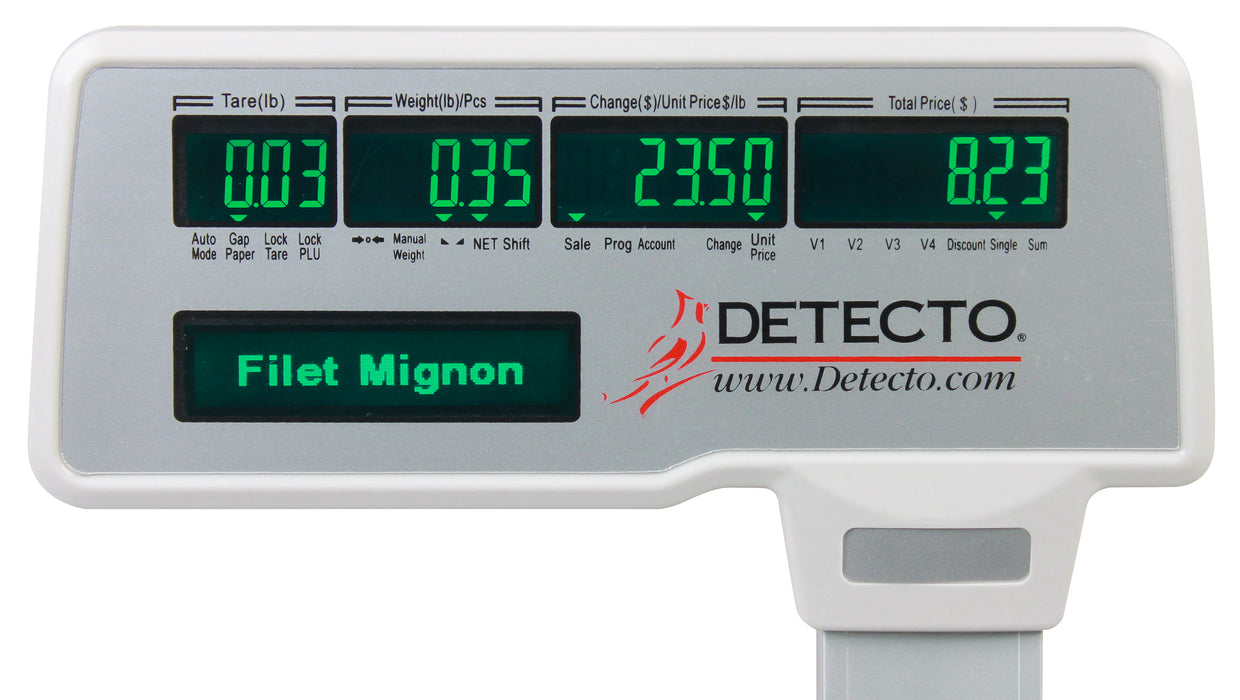 Detecto DL Series Price Computing Scale with Integral Printer