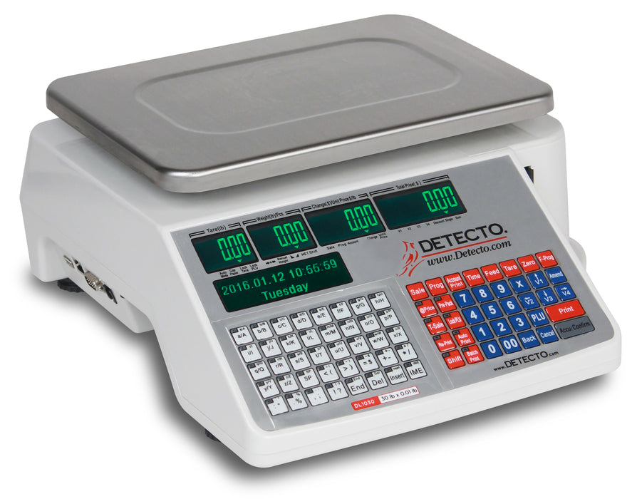 Detecto DL Series Price Computing Scale with Integral Printer