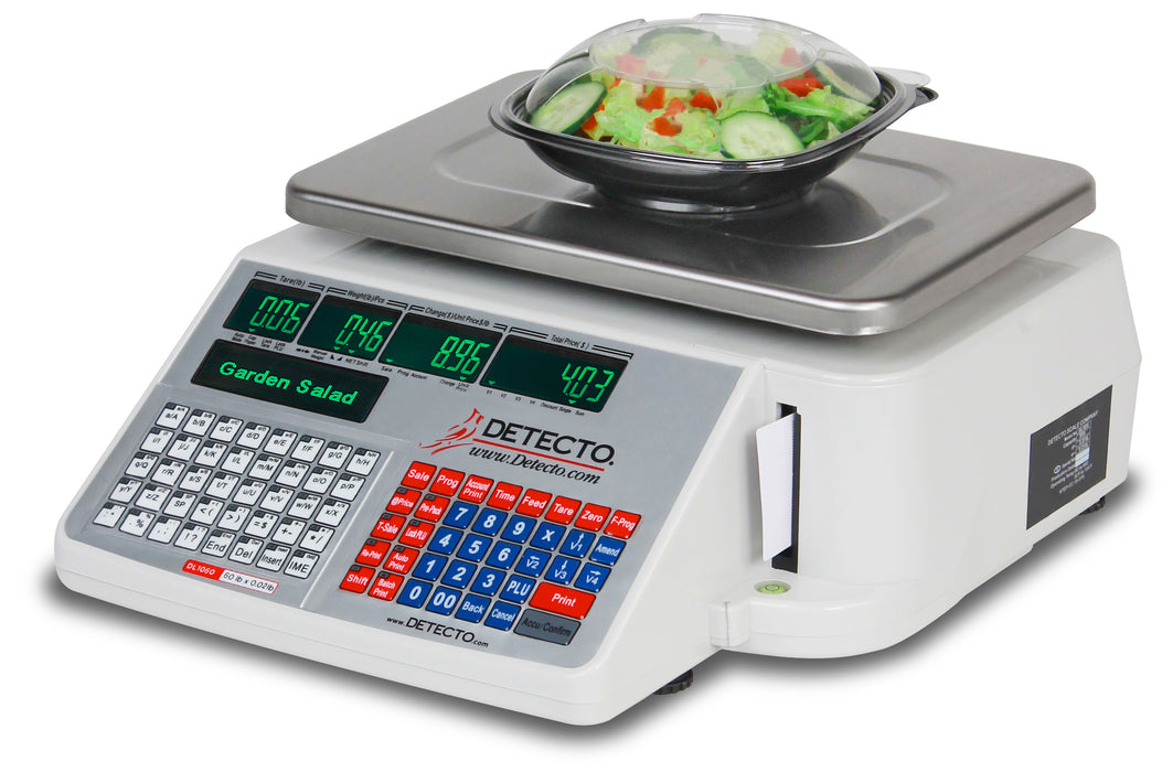 Detecto DL Series Price Computing Scale with Integral Printer