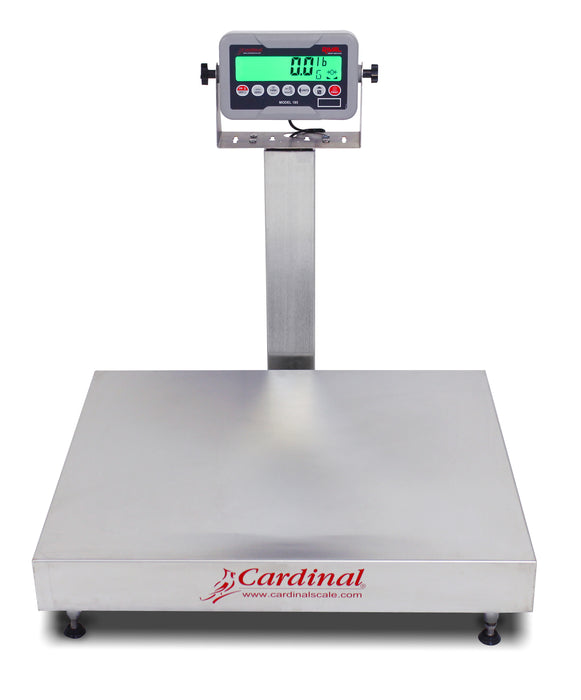 Detecto EB-185 Series Stainless Steel Bench Scale with Rival Weight Indicator