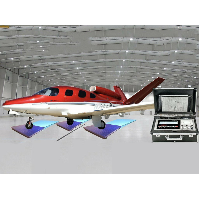 SL-AF-15K Airplane Scale kit with matching ramps 15,000 lbs Capacity