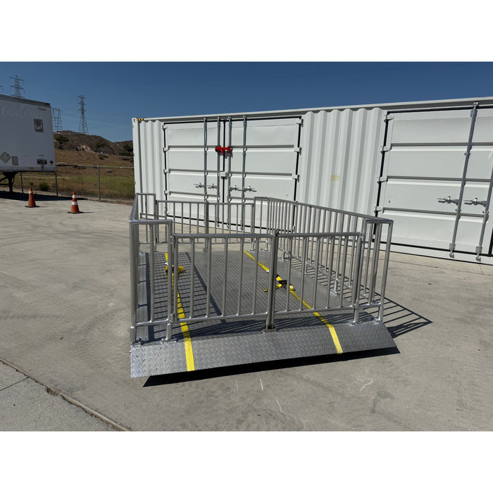 SellEton SL-930-10’x7’ ( 120” x 84” ) platform Cage system Portable Livestock Animal Weighing Scale