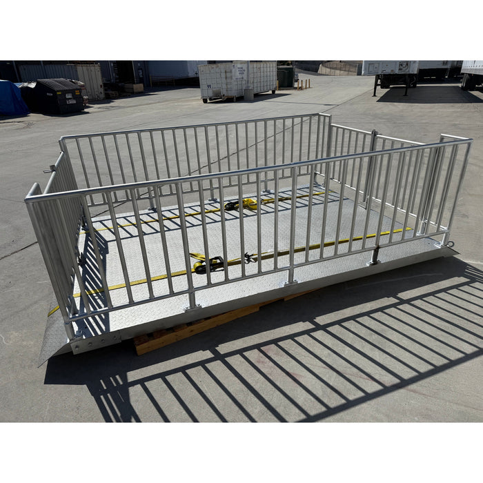 SellEton SL-930-10’x7’ ( 120” x 84” ) platform Cage system Portable Livestock Animal Weighing Scale