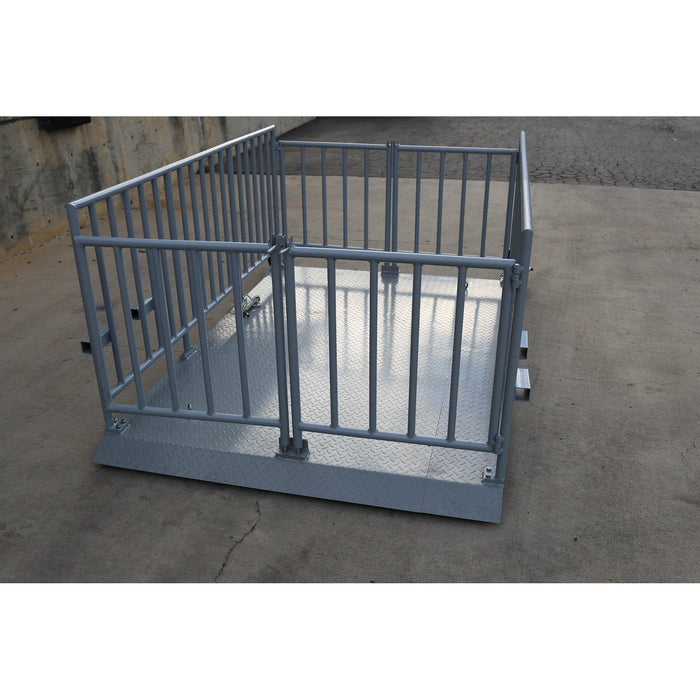 SellEton SL-930-5’x7’ ( 60” x 84” ) platform Cage system Portable Livestock Animal Weighing Scale
