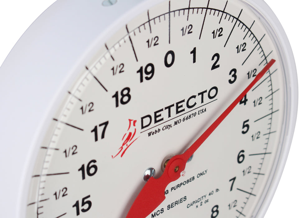 Detecto MCS Series, Hanging Dial Scales