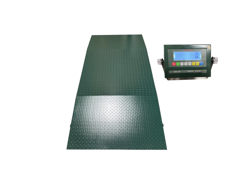 USA Measurements US-MR4848 4 × 4 ft Floor Scale with Two Ramps, NTEP, 5,000 lb × 1 lb