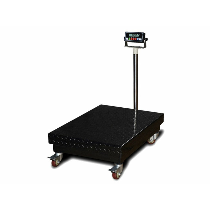 SellEton SL-B800 Mobile Bench Scale with Locking Casters, 800 lb × 0.05 lb